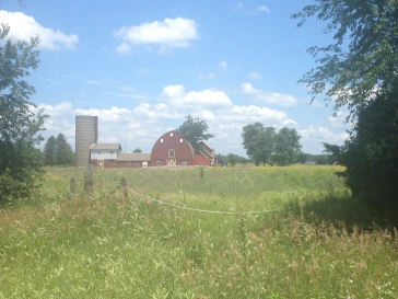 The classic American red barn