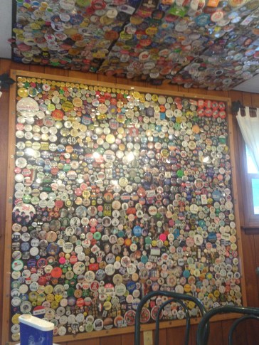 A campsite that doesn't like charity, but LOVES badges